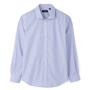 Wills Daily Driver Dress Shirt Blue End On End Size Large New With Tags